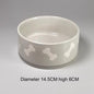 Tail Single Medium Anti-tip Neck Guard Cute Dog Bowl