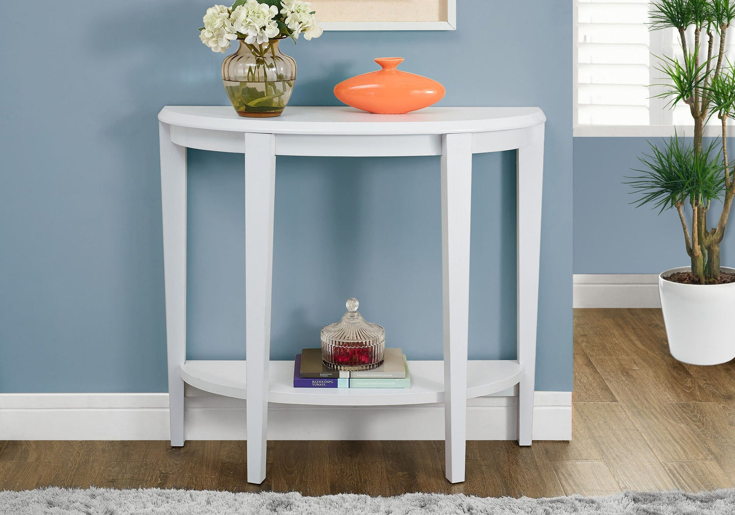 Accent Console Table for Entryway, Space-Saving Profile
