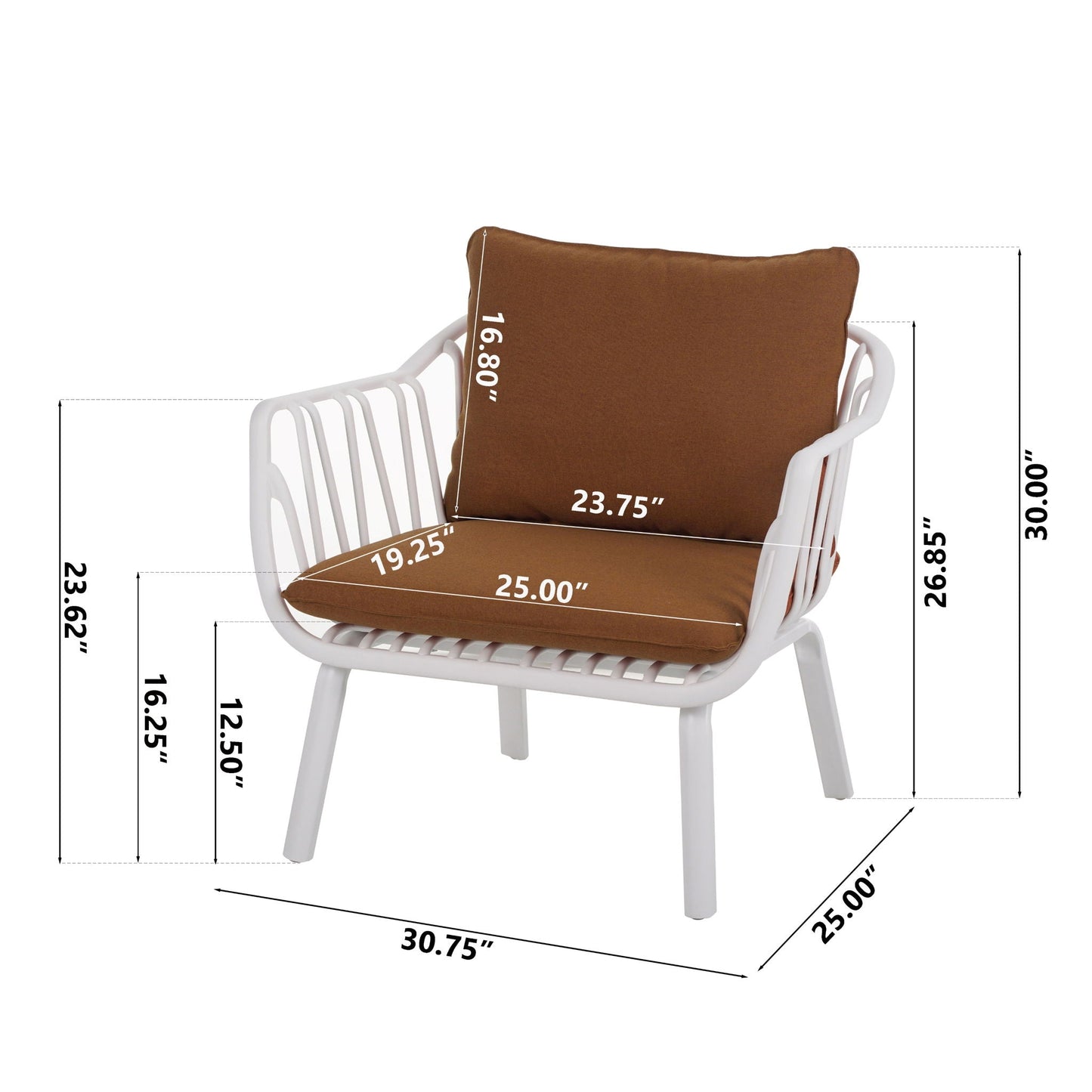 Huron Outdoor Club Chair (Set of 2)
