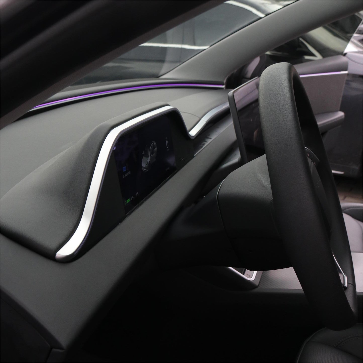 TESERY 8.9'' Dashboard Display with Ambient Lighting for Model 3 Highland / Model Y Juniper