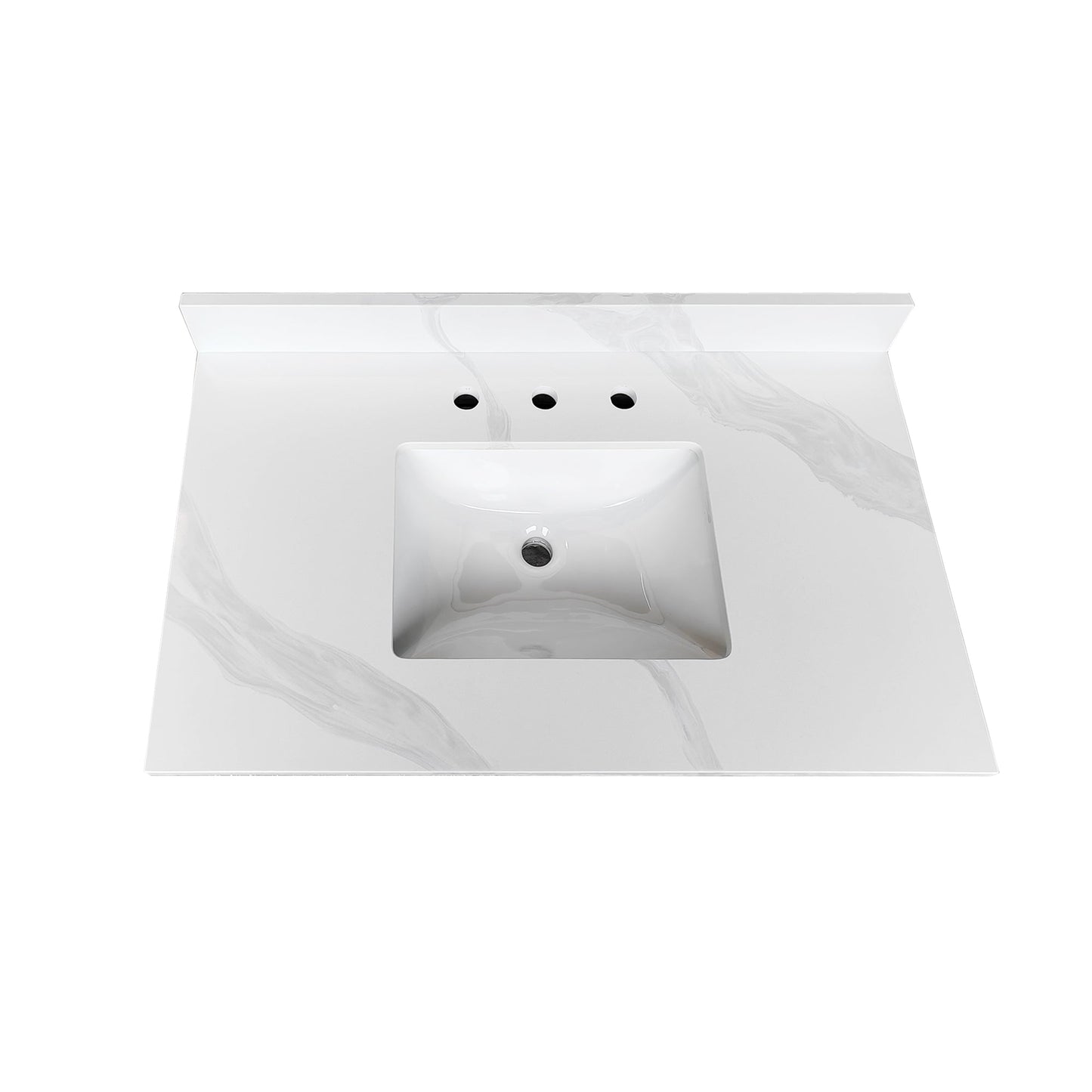 37-Inch Quartz Bathroom Vanity Top