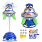 UFO Water Sprinkler Outdoor Summer Rocket Toy With Colorful LED Lights 360¡ Spinning 1.64FT To 6.56FT Adjustable Height Birthday Summer Gift For Girls