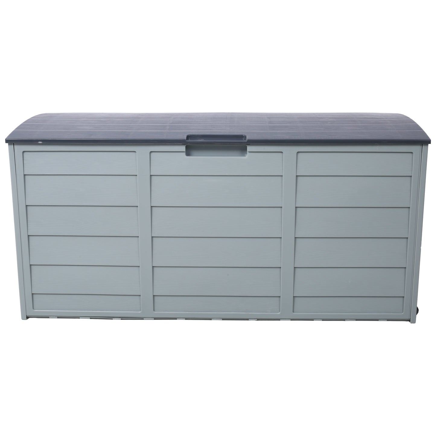 All Weather UV Pool Deck Box Storage Shed Bin with Wheels