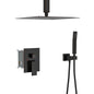 Dual Shower Head System With Ceiling Mount And Rough In Valve