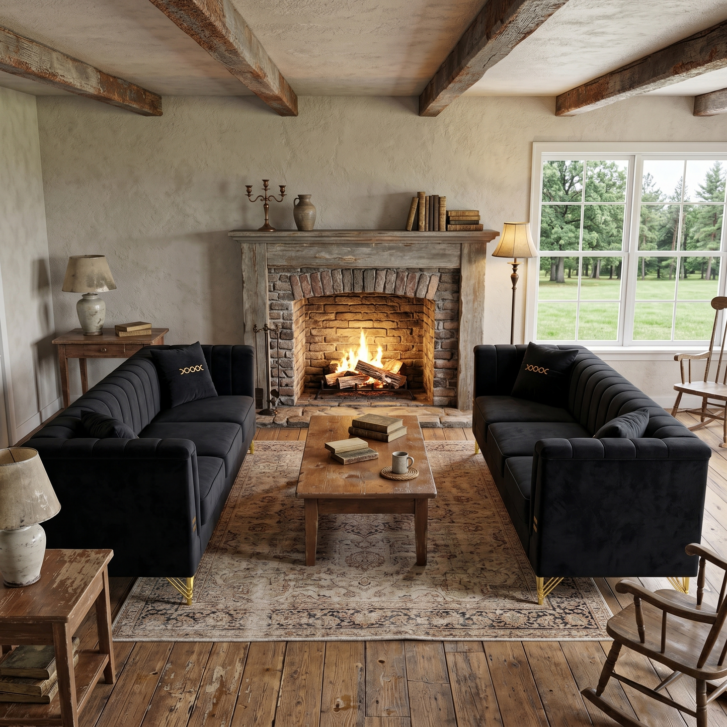 FX-P82-2PC Sofa Set