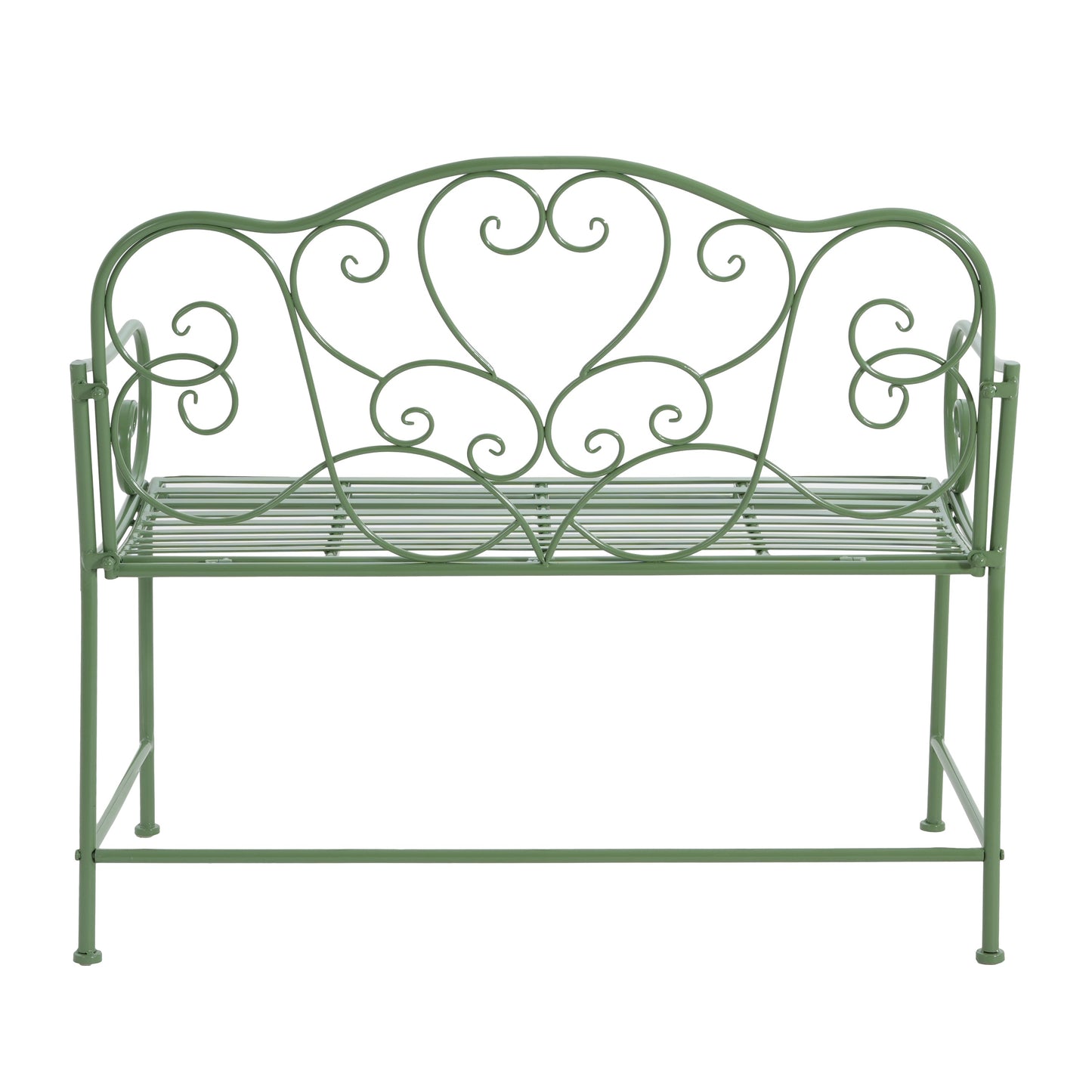 Sunnydaze Outdoor Garden Bench - Green
