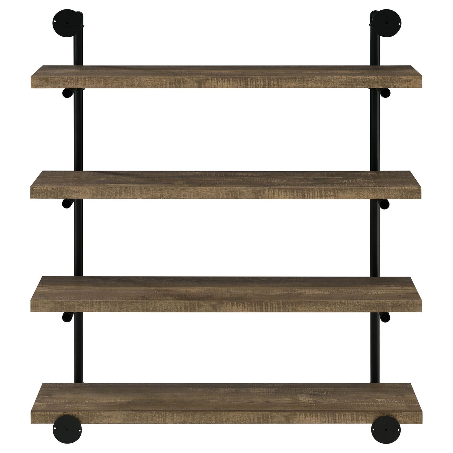 Elmcrest 39-inch 4-shelf Wall Bookshelf Rustic Oak
