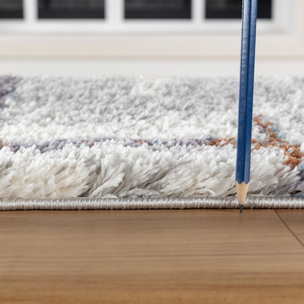 Loft Shag - 7'10" X 9'10" Shaggy Area Rug - Multi