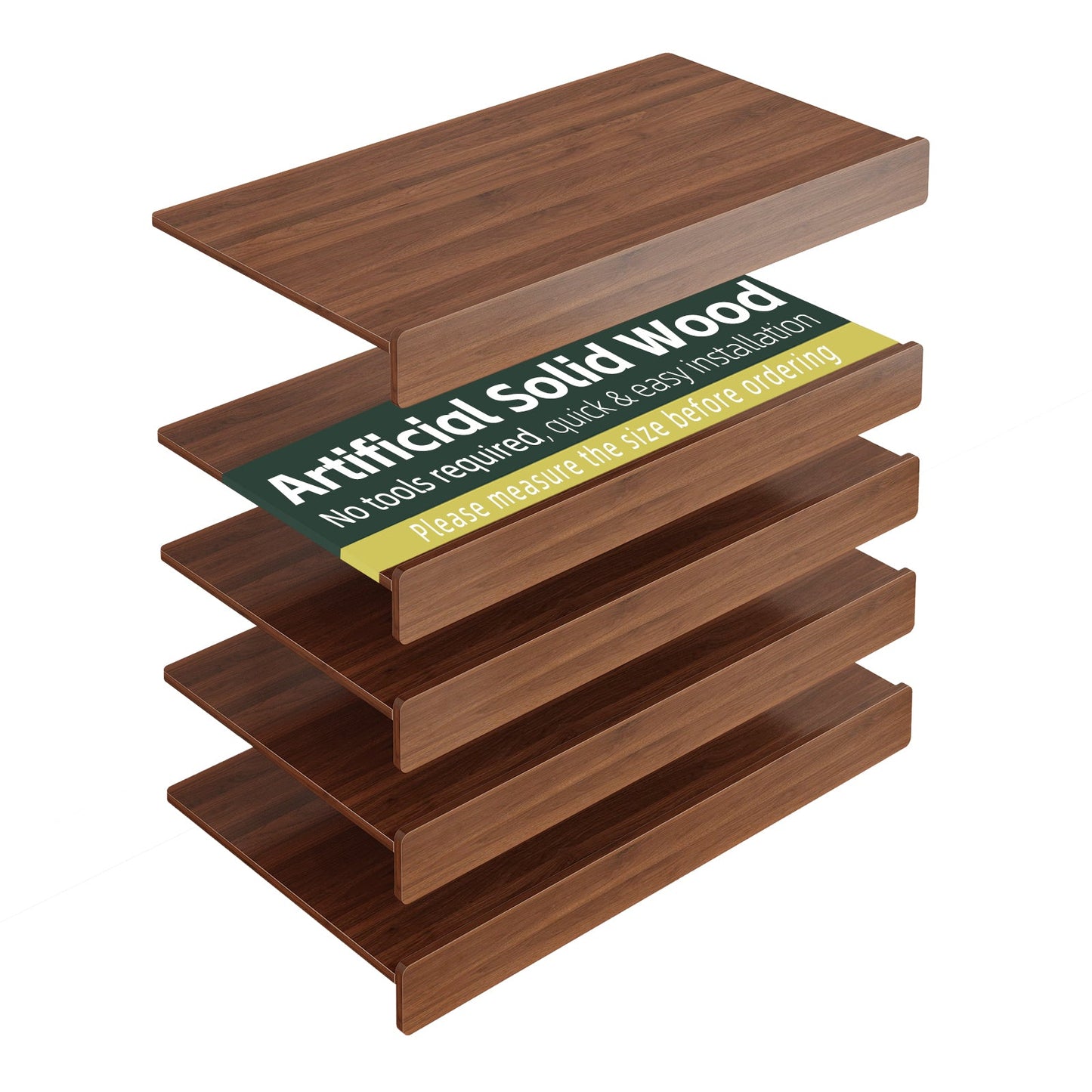 30" x 16" Heavy Duty MDF Wood Shelf Liners