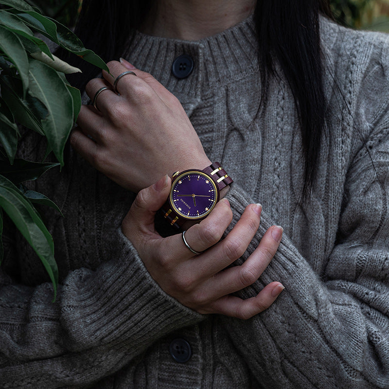 New Stylish Womens Three-color Quartz Watch