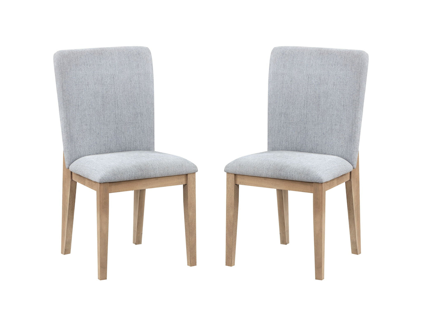 Caspian - And Oak Finish Dining Chair (Set of 2) - Gray