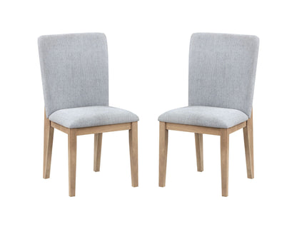 Caspian - And Oak Finish Dining Chair (Set of 2) - Gray