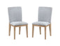 Caspian - And Oak Finish Dining Chair (Set of 2) - Gray