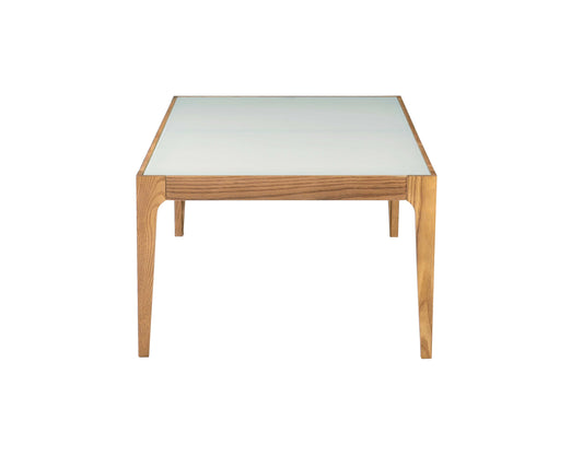 Gwynn Frosted Glass Top Coffee Table