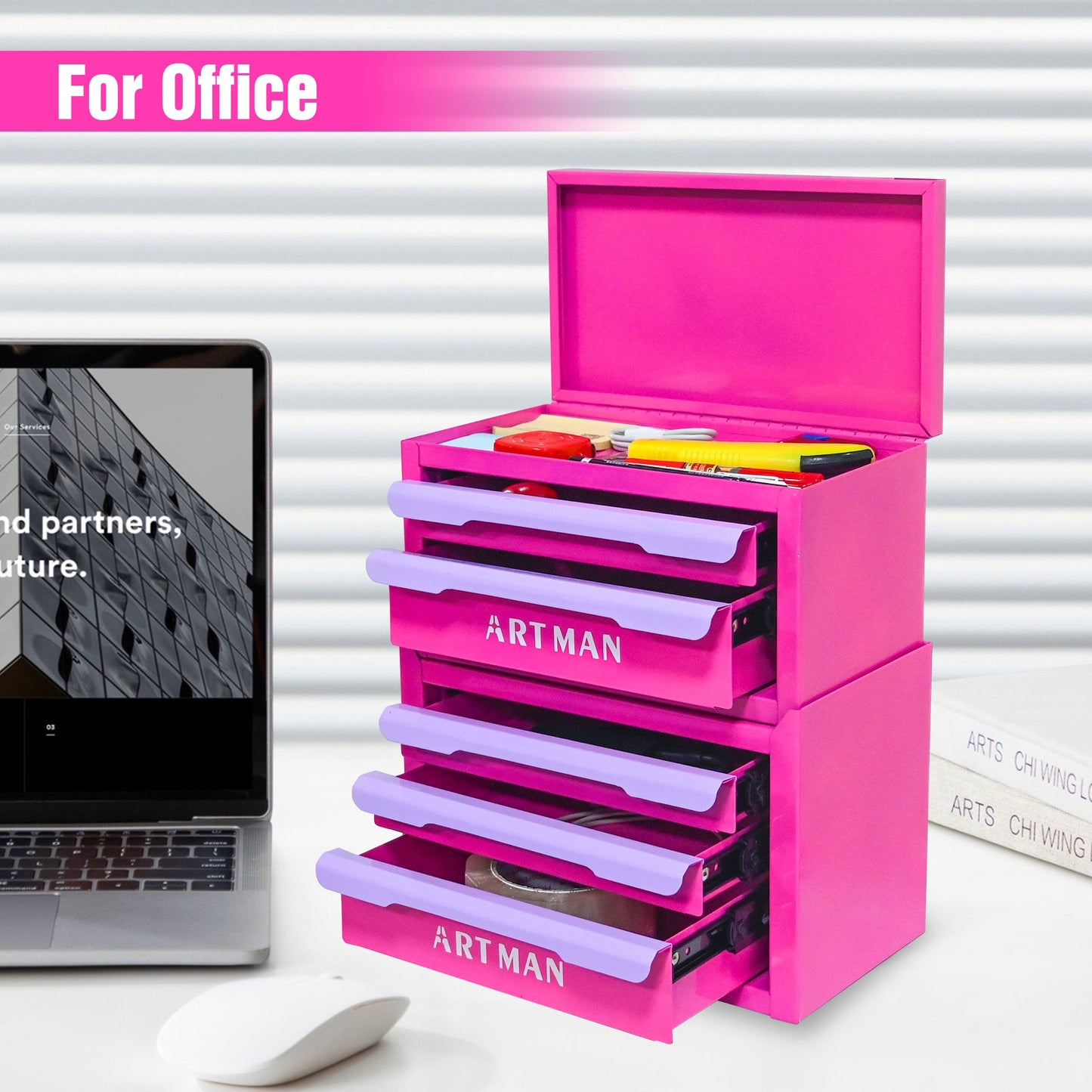 Drawer-Style Desktop Storage Box