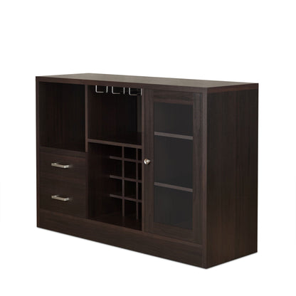 Hazen Wine Cabinet III - Espresso
