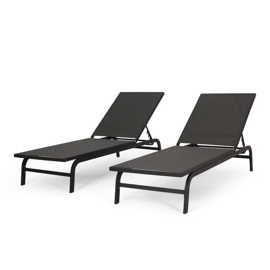 Finn Contemporary Chaise Lounge for Outdoor Relaxation