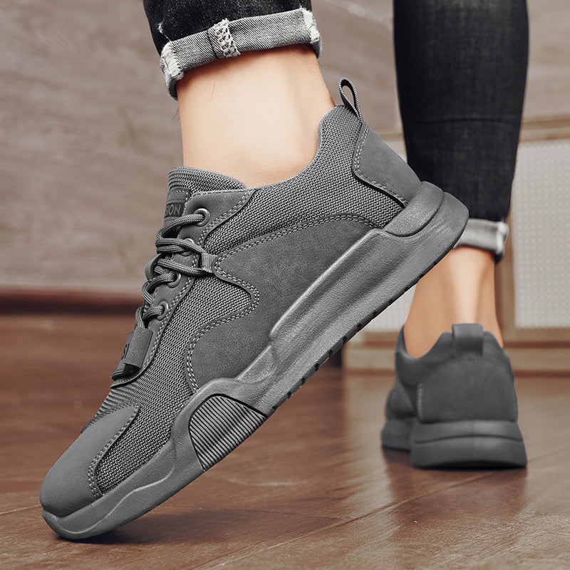 2026 Summer Trendy Versatile Low Top Breathable Height Increasing Soft Sole Men's Casual Sports Shoes