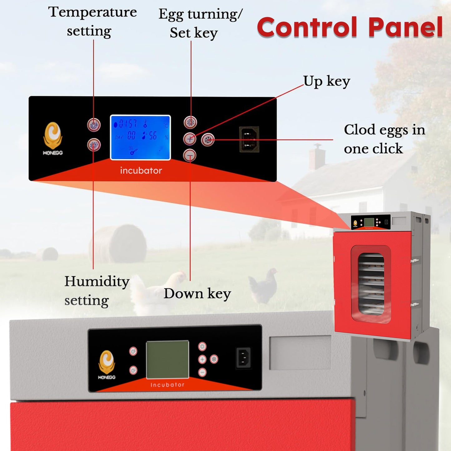 400-Egg Commercial Cabinet Incubator