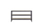Console Table With Insets - Black