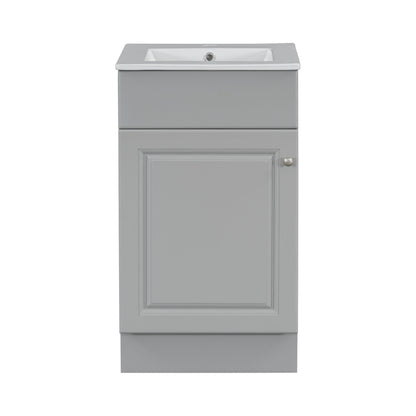 Bathroom Vanity With Sink, Cabinet With Adjustable Shelf