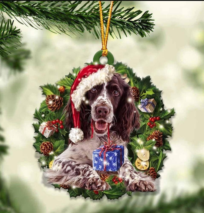 Car Pendant Sleeping Dog Angel Home Decor Acrylic Showcase Hanging Ornaments For Doors