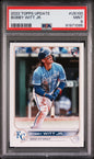 Graded 2022 Topps Update Bobby Witt Jr. #US100 Rookie RC Baseball Card PSA 9 Mint