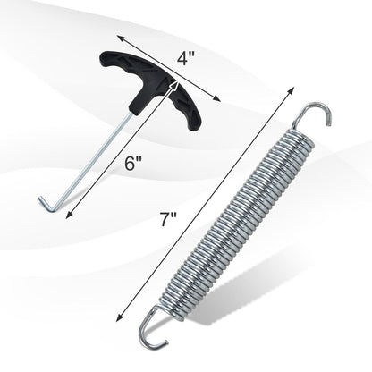 7 Inch Rustproof Galvanized Steel Replacement Trampoline Elasticity Springs-7 Inch