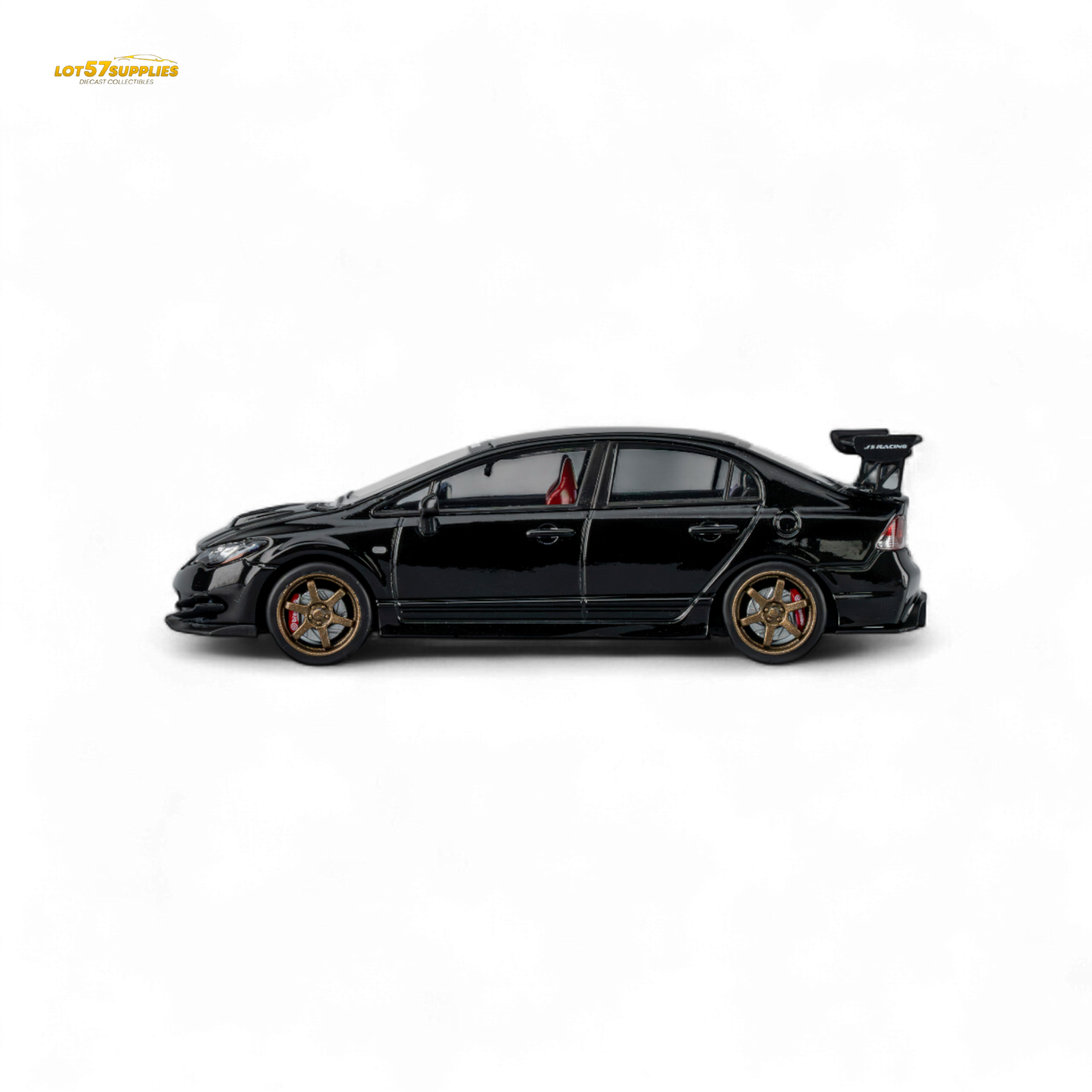 MicroTurbo FD2 J'S Racing Metallic Black 1:64