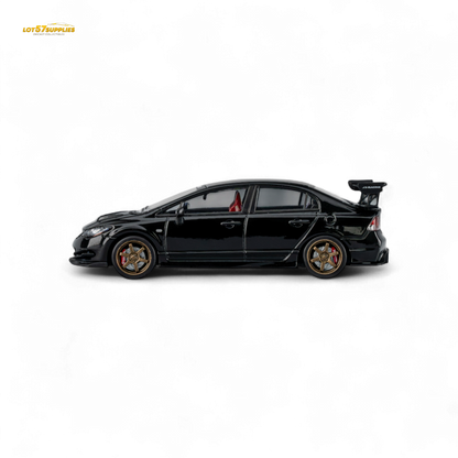 MicroTurbo FD2 J'S Racing Metallic Black 1:64