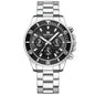 TREND New Men's Elegant Watch Waterproof And Scratch Resistant Stylish Stainless Steel Durable Wrist Watch
