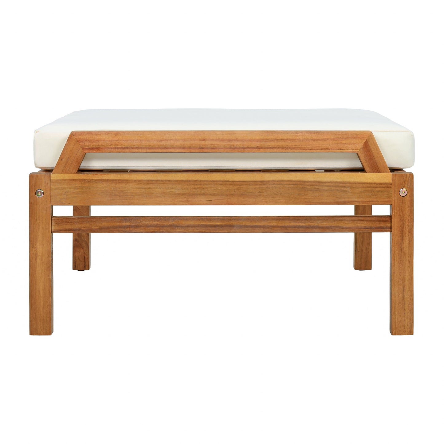 4 Piece Acacia Wood Patio Furniture Set