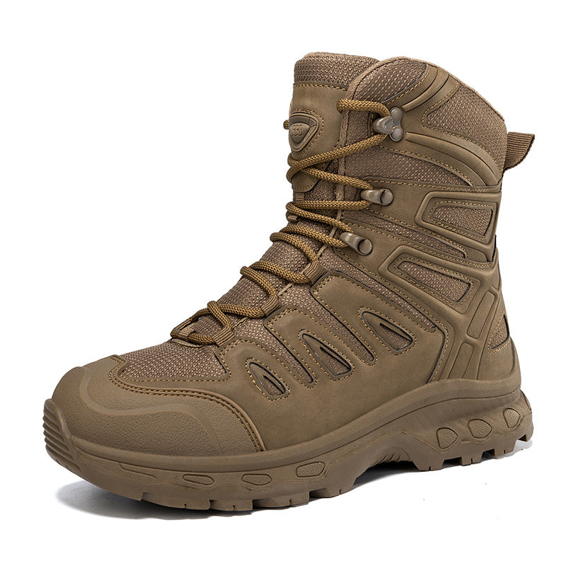 Men's Mid-Top Outdoor Hiking Boots In Plus Size 47
