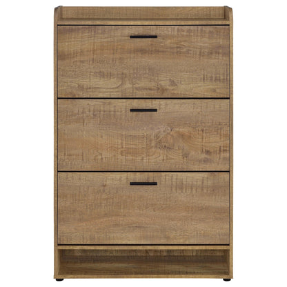 Denia 3-tier Engineered Wood Shoe Cabinet Mango