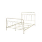 Citron Full Bed - Elegant Metal Panel Design