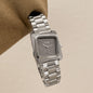 Square Steel-band Waterproof Quartz Watch