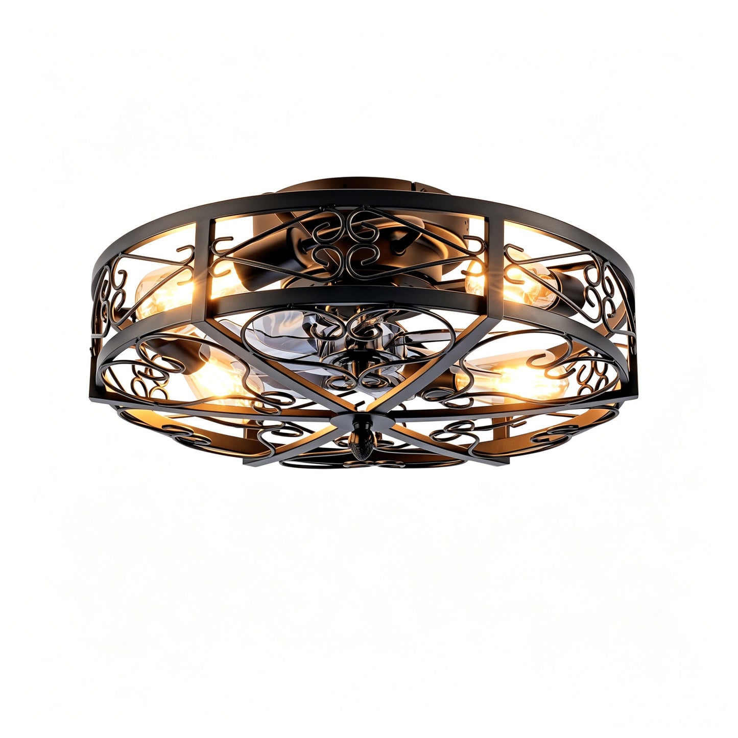 20" Mounting Type Ceiling Fan with Reversible Motor and Remote Control