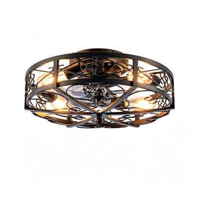 20" Mounting Type Ceiling Fan with Reversible Motor and Remote Control