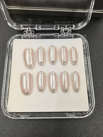 1038- Handmade press on nails fake nails removable
