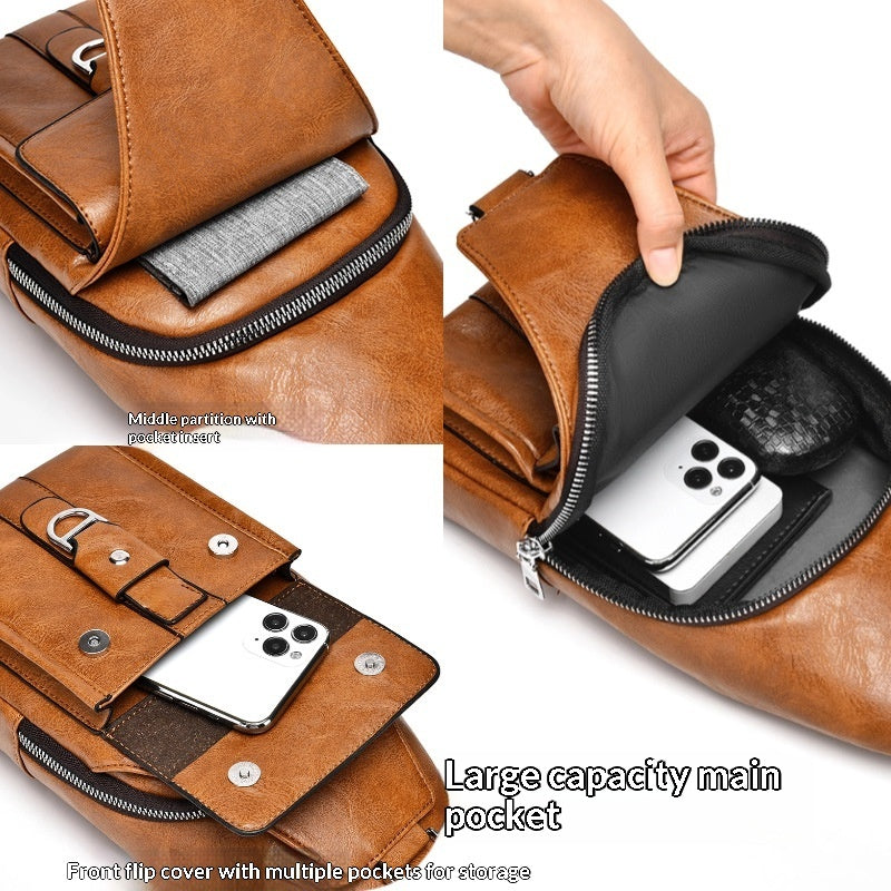 Fashionable Large-Capacity Crossbody Bag