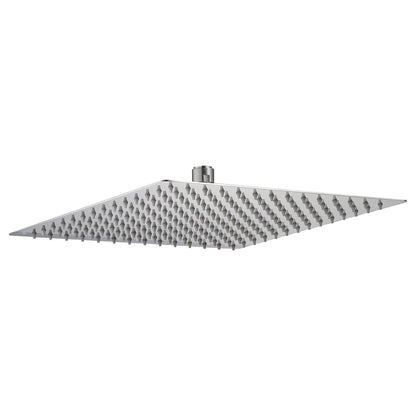 Ultra Thin Square Rainfall Shower Head Stainless Steel, Wall Or Ceiling Mount