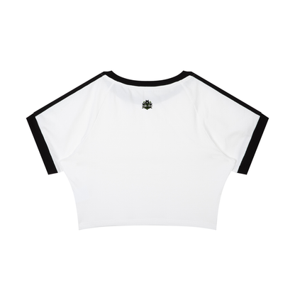 Loki & Ivy Women’s Raglan Crop T-Shirt