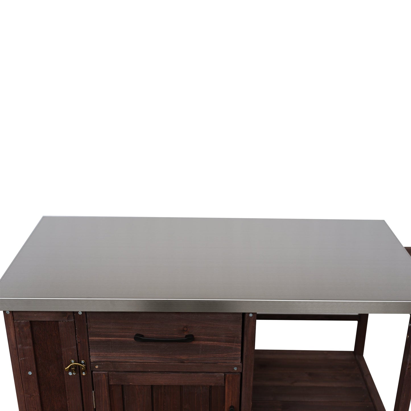 Outdoor Kitchen Island Fir Wood Prep Station
