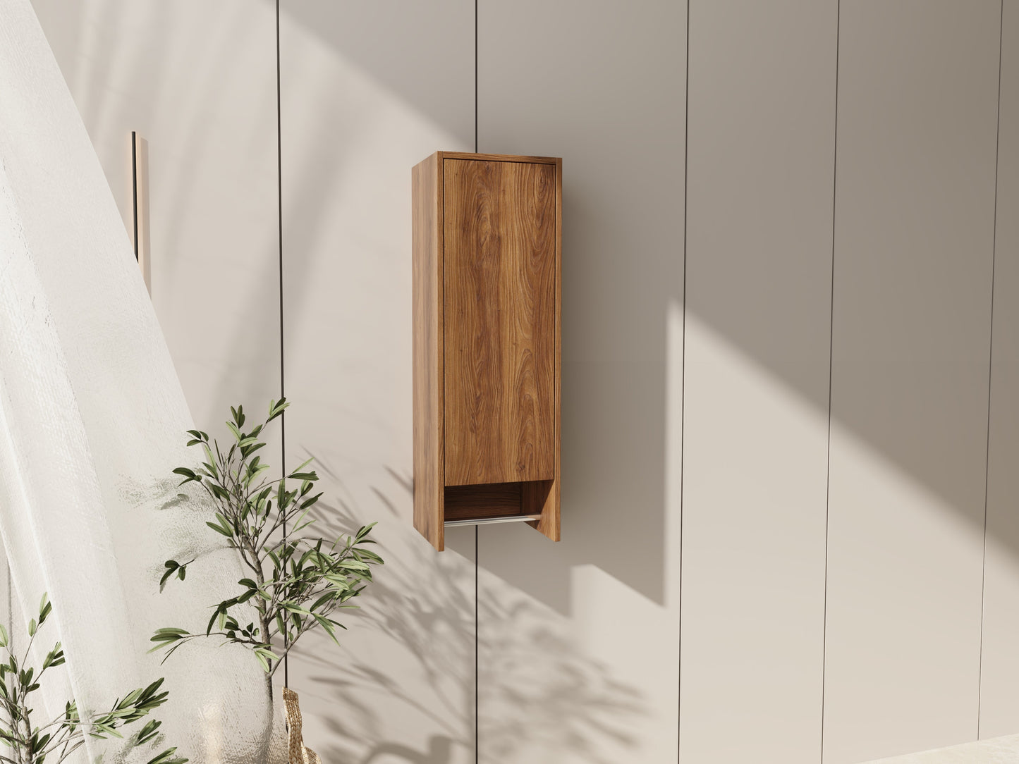 12 Inch Small Wall Mounted Side Cabinet