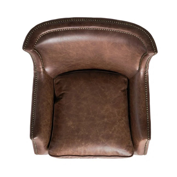 Genuine Leather Single Sofa