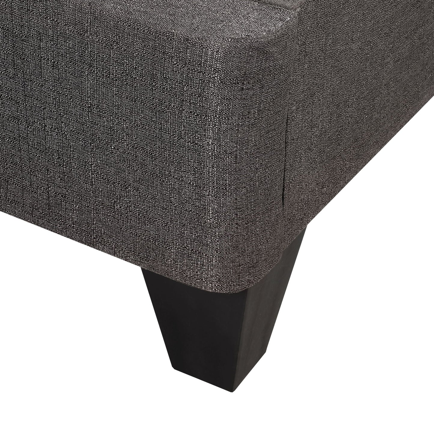 14" Upholstered Platform Bed Base, Mattress Foundation