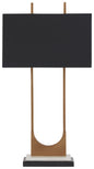Malana - Metal Table Lamp  - Brass Finish