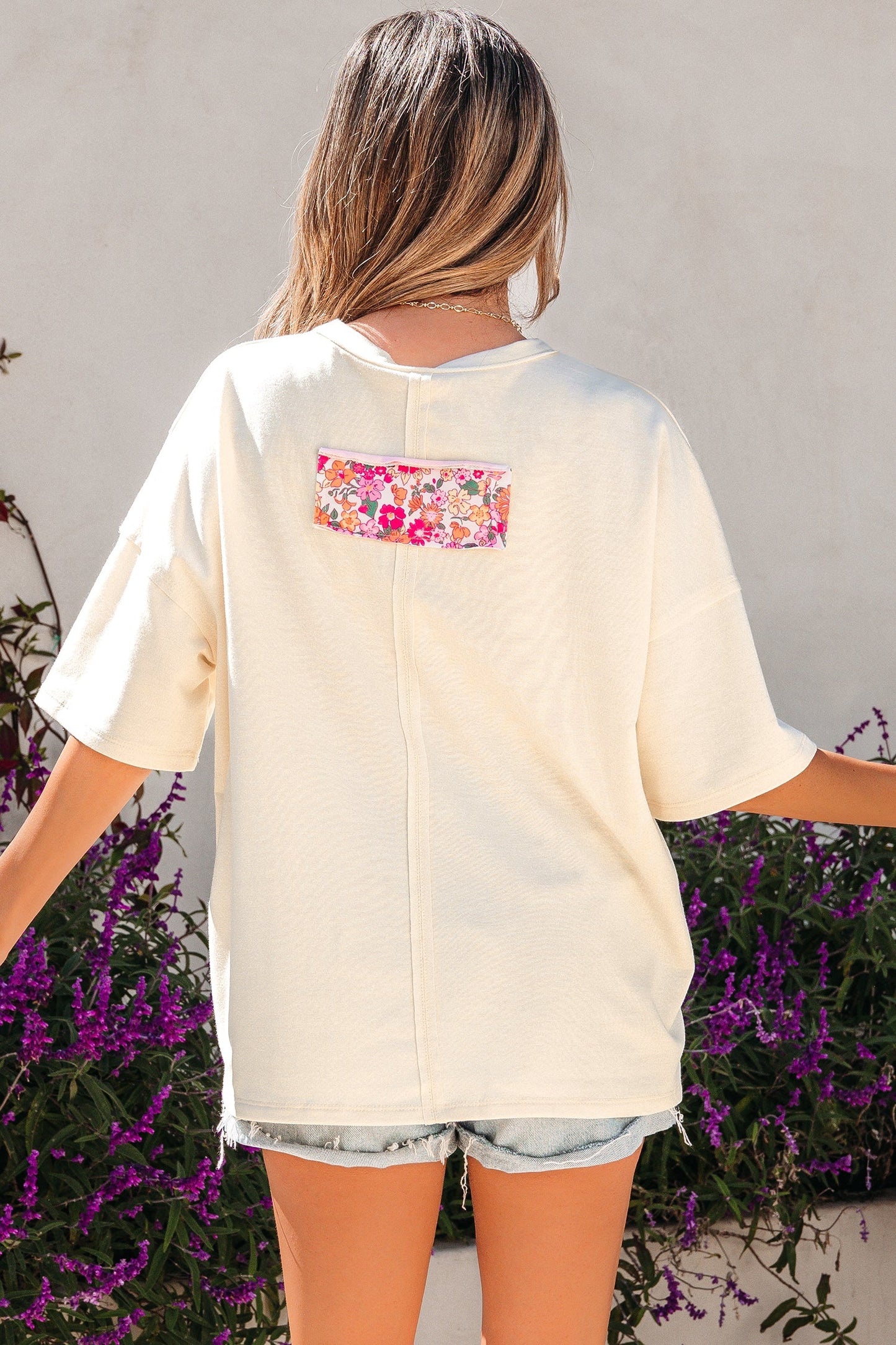 Poppy Big Flower Oversize Tee