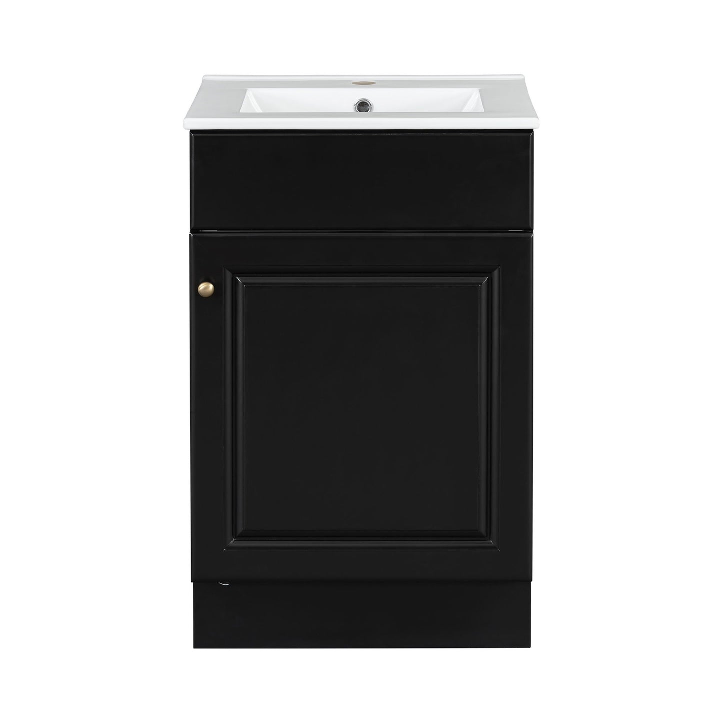 Bathroom Vanity With Sink, Cabinet With Adjustable Shelf