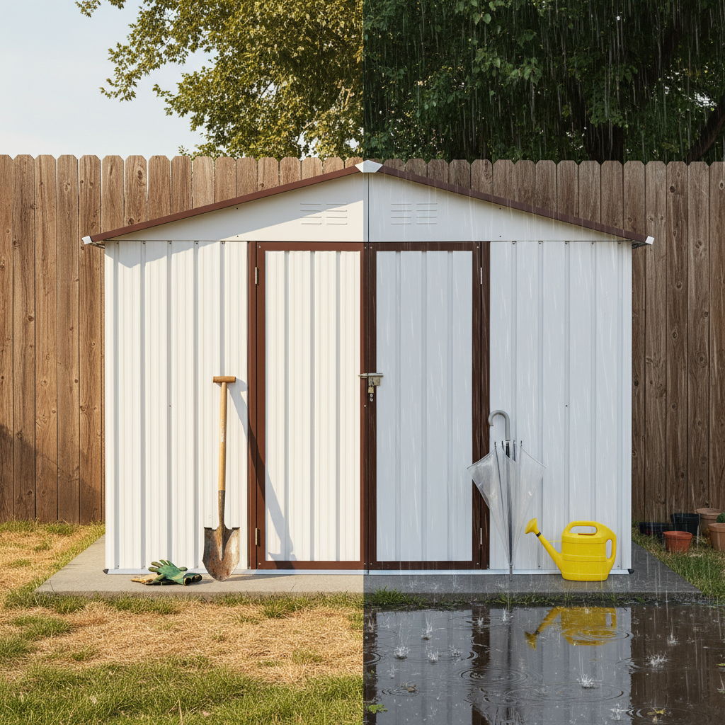 10' x 8' Garden Sheds Outdoor Storage Sheds